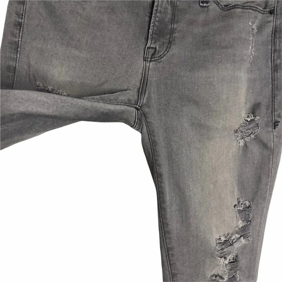 FRAME Le Skinny De Jeanne Greys Inn Rip Jeans- size 29 - Picture 4 of 11